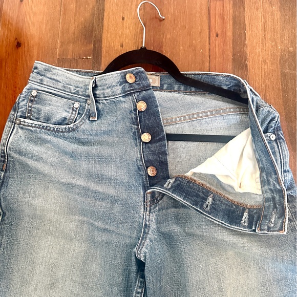 Point Sur 100% cotton denim straight cuffed jeans - size 27 - Picture 8 of 13